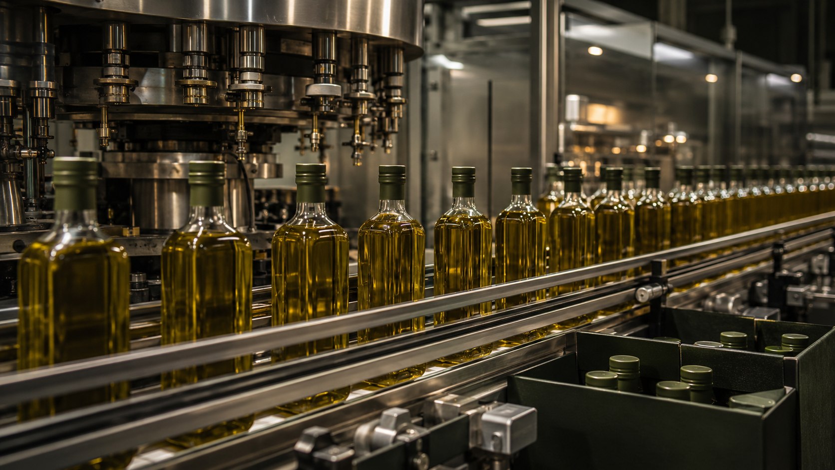 Industrial private label bottling line